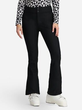 Black Flared Athletic Pants